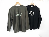 2 x t-shirt lange mouwen met print l - afbeelding 1 van  3