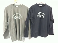2 x t-shirt lange mouwen met print xl