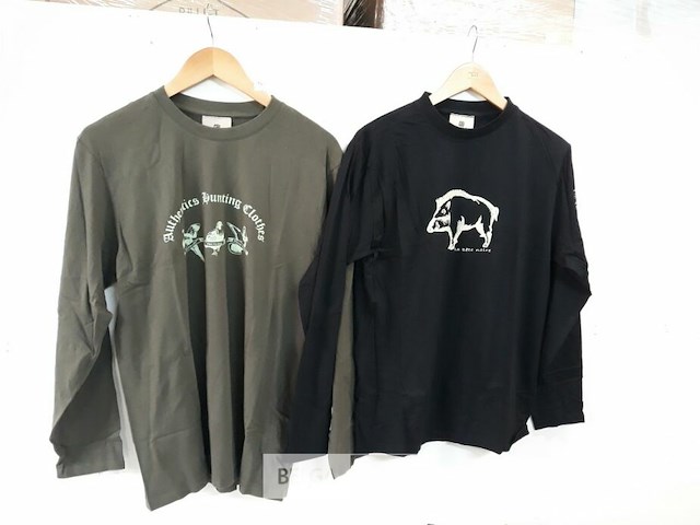 2 x t-shirt lange mouwen met print xxl - afbeelding 2 van  3