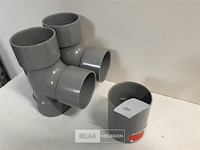 2 x t stuk + 1 x mof 50 mm pvc lijmverbinding - afbeelding 3 van  3