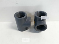 2 x t stuk schroefverbinding 1-1/2 - afbeelding 1 van  3