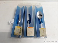 2 x tafelmes 24 cm + 1 x tafellepel 20 cm 18/10 6 stuks - afbeelding 1 van  2