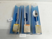 2 x tafelmes 24 cm + 1 x tafellepel 20 cm 18/10 6 stuks - afbeelding 2 van  3