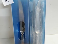 2 x tafelmes 24 cm 18/10 6 stuks - afbeelding 3 van  3