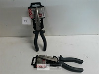 2 x telefoontang gebogen 200 mm