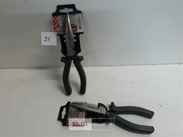 2 x telefoontang gebogen 200 mm - afbeelding 1 van  3