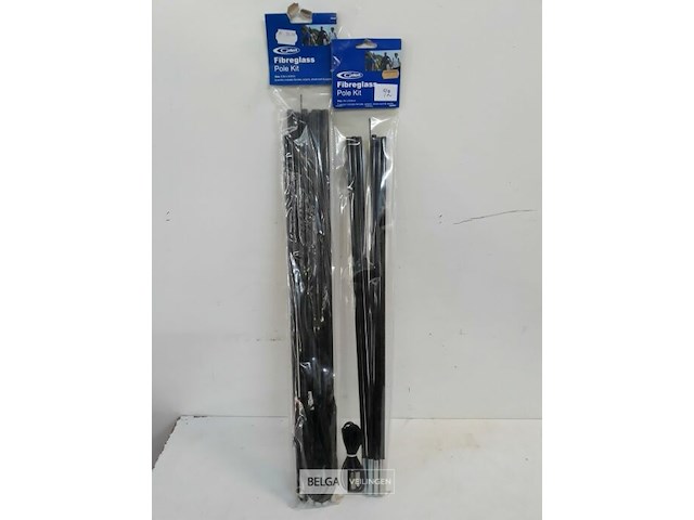 2 x tentstokken fiber 2 assorti - afbeelding 1 van  3