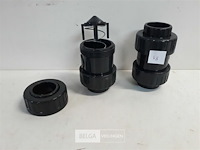 2 x terugslagklep 50 mm drukleiding lijmverbinding - afbeelding 2 van  3