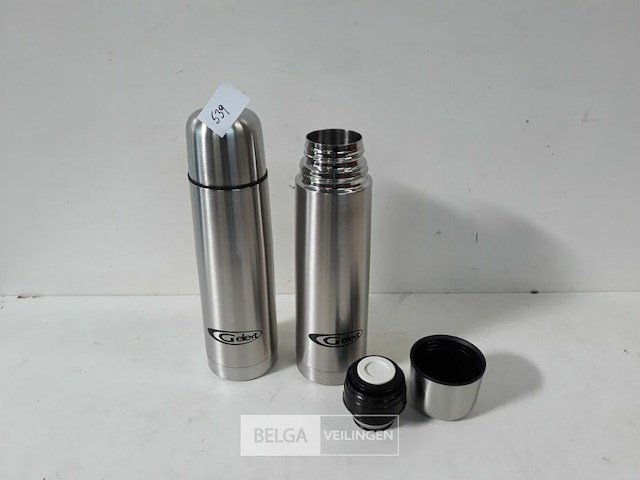 2 x thermos 700 ml inox - afbeelding 1 van  3