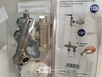 2 x thermostaat radiatorkraan 2 buis alpex 16 mm ½ - afbeelding 3 van  3