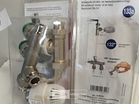 2 x thermostaat radiatorkraan 2 buis alpex 16 mm ½ - afbeelding 3 van  3