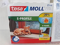 2 x tochtband rubber bruin tesa 25m - afbeelding 2 van  2