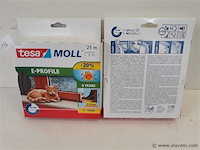 2 x tochtband rubber bruin tesa 25m - afbeelding 1 van  2