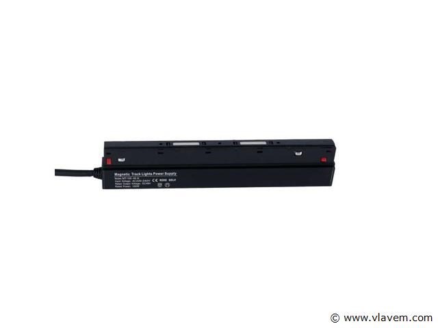 2 x transformator voor magnetische rail – 48v – 100w – zwart - afbeelding 2 van  5