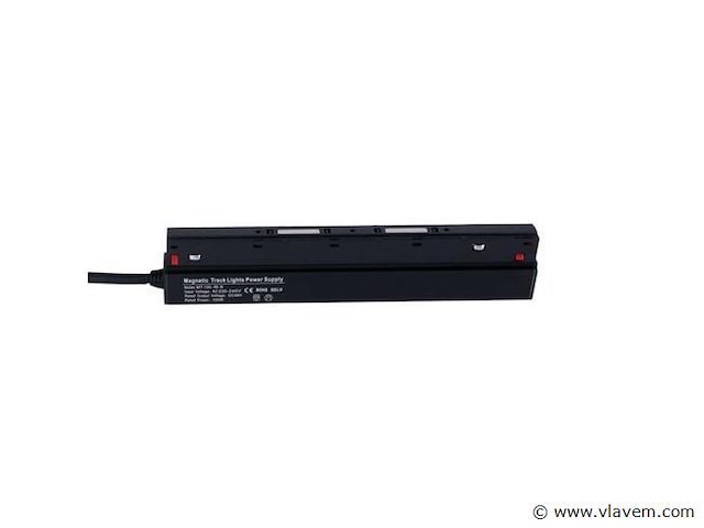 2 x transformator voor magnetische rail – 48v – 100w – zwart - afbeelding 2 van  5
