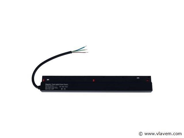 2 x transformator voor magnetische rail – 48v – 200w – zwart - afbeelding 2 van  5