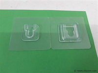 2 x transparante kapstokhaakjes 10 stuks - afbeelding 2 van  2