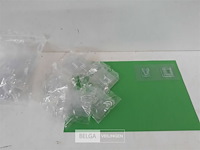 2 x transparante kapstokhaakjes 10 stuks - afbeelding 2 van  3