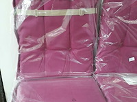 2 x tuinkussen hoge rug 75x50x50 cm paars - afbeelding 3 van  3