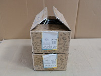 2 x u-beugel (trapeziumhanger) met aansluiting m8 - afbeelding 1 van  4