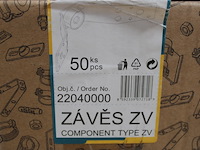 2 x u-beugel (trapeziumhanger) met aansluiting m8 - afbeelding 2 van  4