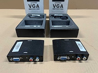 2 x unotec vga to hdmi converter - afbeelding 2 van  4