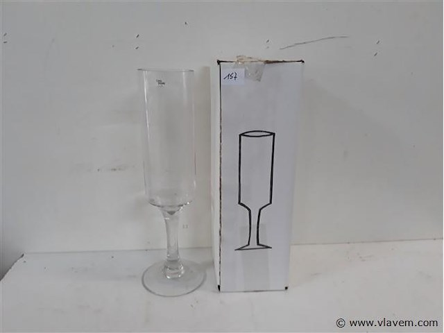 2 x vaas als champagneglas - afbeelding 1 van  2