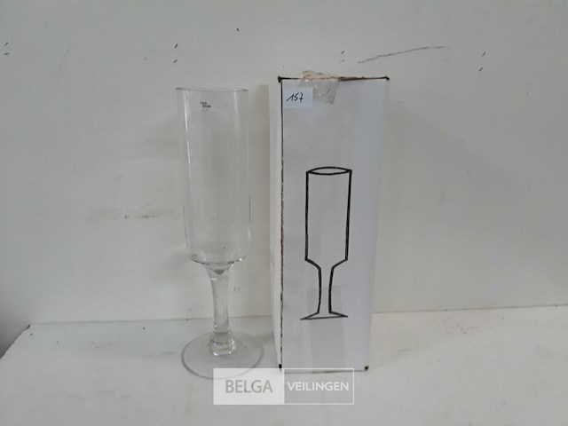 2 x vaas als champagneglas - afbeelding 2 van  3
