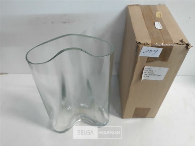 2 x vaas boomerang 23 cm - afbeelding 3 van  3