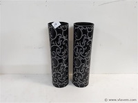 2 x vaas cylinder zwart - afbeelding 1 van  2