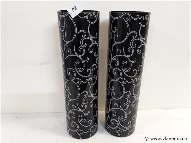 2 x vaas cylinder zwart - afbeelding 2 van  2