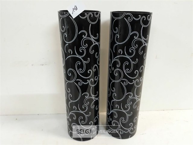 2 x vaas cylinder zwart - afbeelding 3 van  3