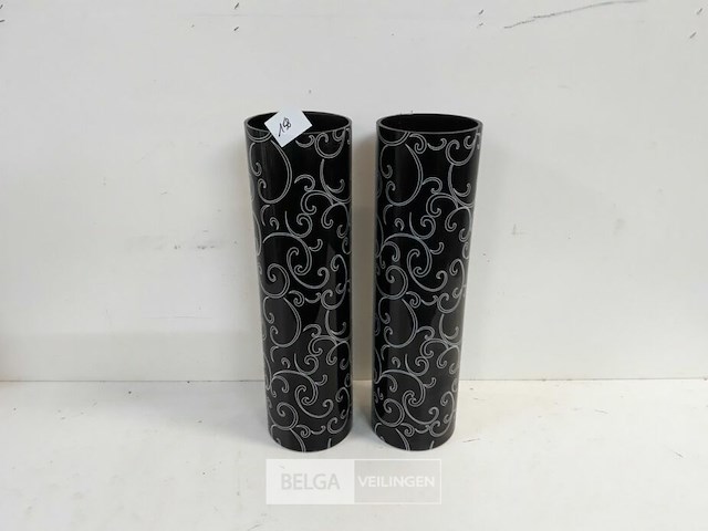 2 x vaas cylinder zwart - afbeelding 2 van  3