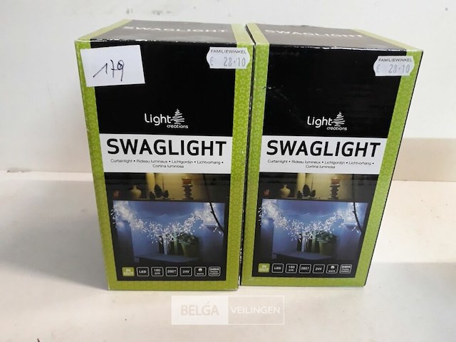 2 x vensterverlichting led helder wit 1,6 m - afbeelding 1 van  3