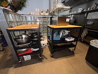 2 x verrijdbare opbergwagen bror ikea