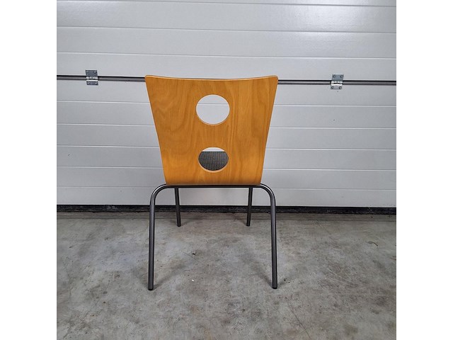 2 x vintage stoel drisag occhio van roel vandebeek voor drisag zonder armleuning - afbeelding 5 van  7