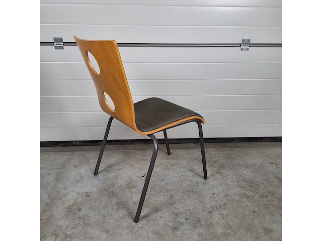 2 x vintage stoel drisag occhio van roel vandebeek voor drisag zonder armleuning - afbeelding 6 van  7