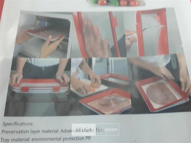 2 x voedselbewaarbak flexibele deksel - afbeelding 3 van  3