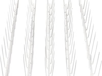 2 x vogelspikes doorzichtig polycarbonaat tot 4,9m - afbeelding 1 van  4