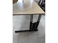 2 x volledig in hoogte verstelbare bureaus met onderblok (2x) - afbeelding 1 van  9