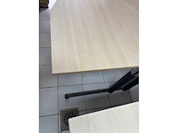 2 x volledig in hoogte verstelbare bureaus met onderblok (2x) - afbeelding 6 van  9