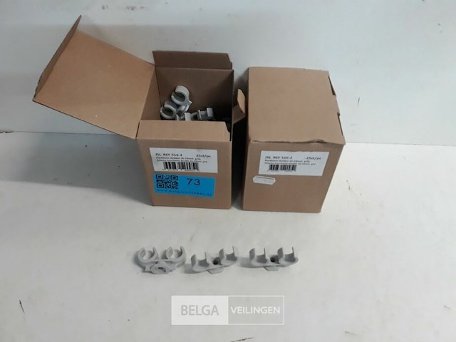 2 x vorkklem duo 16-19mm grijs 25 stuks - afbeelding 2 van  3