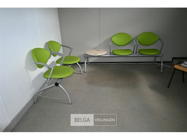 2 x wachtkamerbank - afbeelding 1 van  6