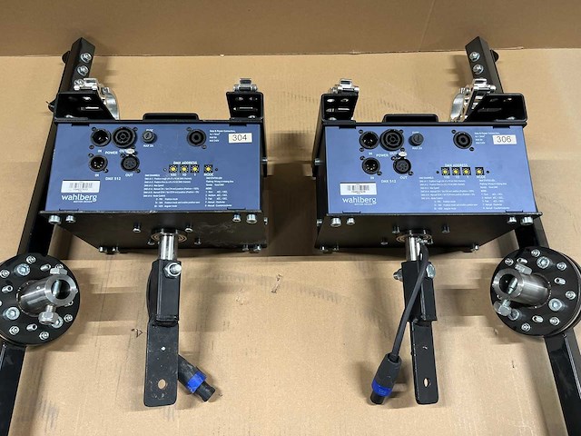 2 x wahlberg dmx rotator n°281 w/power w/vertical bar - afbeelding 4 van  8