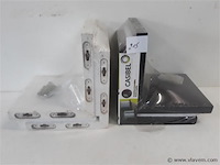 2 x wandrek duo 1 set wit + 1 set zwart - afbeelding 2 van  2