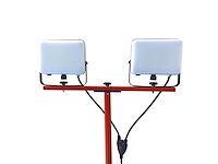 2 x werklamp 2x50w led 3in1 kleur cct breedstraaler waterdicht met tripod - afbeelding 5 van  7