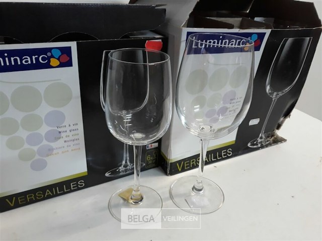 2 x wijnglazen 1 x 36 cl 6 stuks 1 x 58 cl 6 stuks - afbeelding 3 van  3