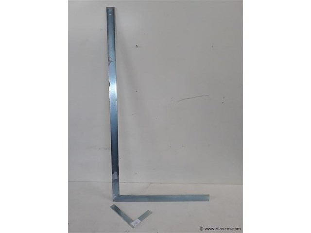 2 x winkelhaak staal 150-800 mm - afbeelding 1 van  2