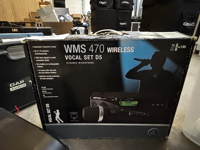 2 x wms 470 wireless vocal sets akg - afbeelding 2 van  3