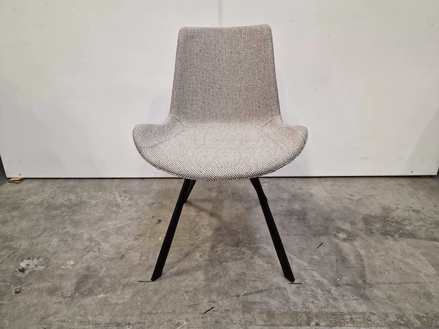 2 x x-seat interieurstoel egon met zwart metalen poten - afbeelding 4 van  4